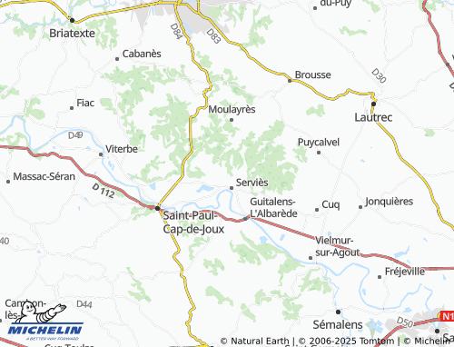 MICHELIN En Terrade map - ViaMichelin