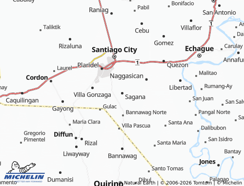 Mapa MICHELIN Sagana - ViaMichelin