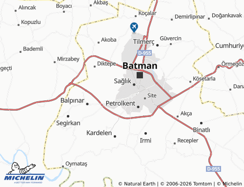 MICHELIN-Landkarte Yeşiltepe - ViaMichelin