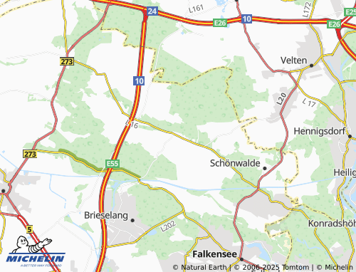 MICHELIN Pausin map - ViaMichelin