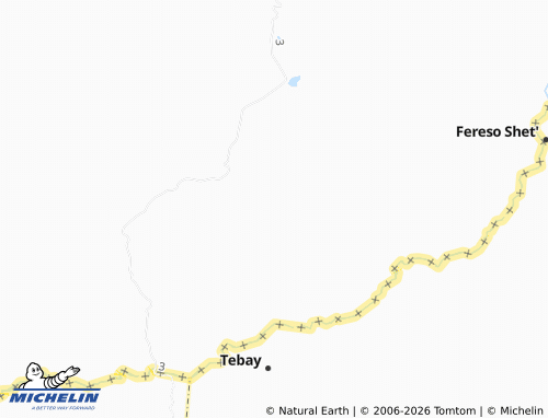 MICHELIN Bete Ts'iyon map - ViaMichelin