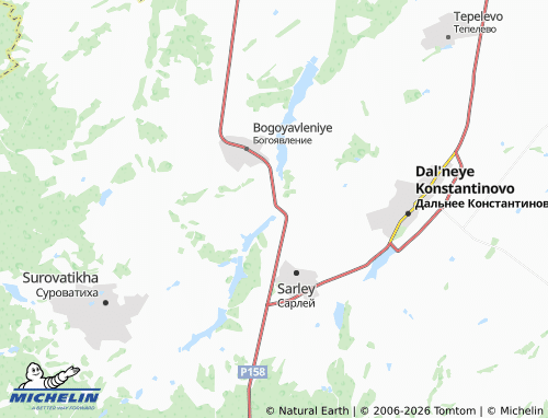 MICHELIN-Landkarte Bortsovo - ViaMichelin