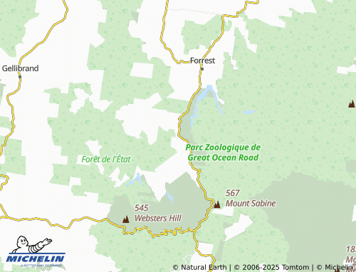 MICHELIN Barramunga map - ViaMichelin