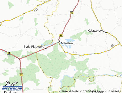 MICHELIN Bugaj map - ViaMichelin
