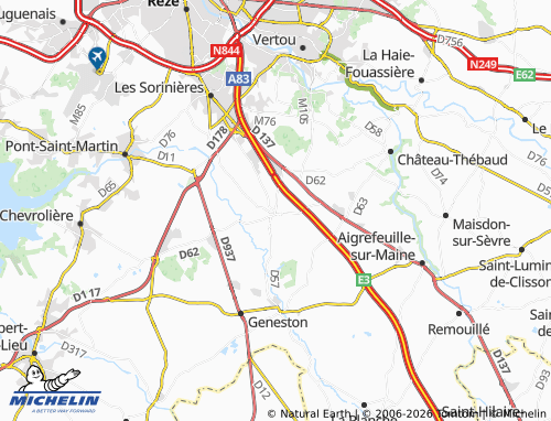 Mapa MICHELIN Le Bignon - ViaMichelin