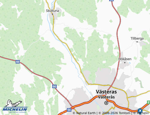 Carte MICHELIN Åkesta - ViaMichelin