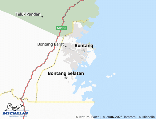 MICHELIN Berbas Tengah map - ViaMichelin