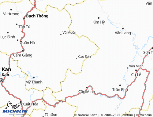 MICHELIN Cao Sơn map - ViaMichelin