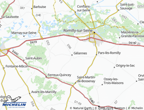 Mapa MICHELIN Gélannes - ViaMichelin
