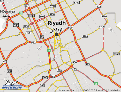 Mappa MICHELIN al-Malaz - ViaMichelin