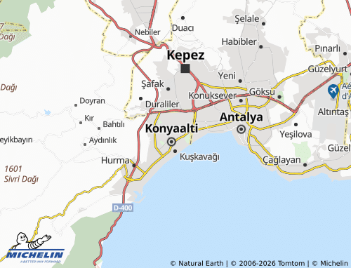 Mappa MICHELIN Toros - ViaMichelin