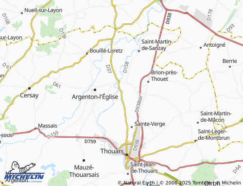 Mappa MICHELIN Prailles - ViaMichelin