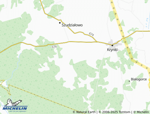 MICHELIN Ostrów Południowy map - ViaMichelin