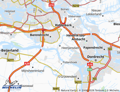 Mapa MICHELIN Heerjansdam - ViaMichelin