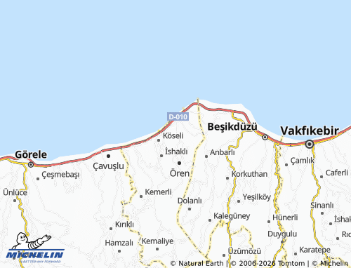 Mappa MICHELIN Gümüşçay - ViaMichelin