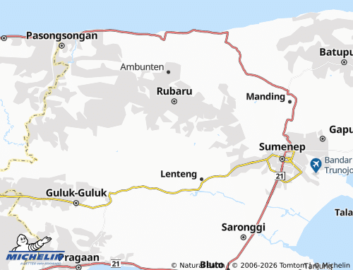 MICHELIN-Landkarte Mandala - ViaMichelin