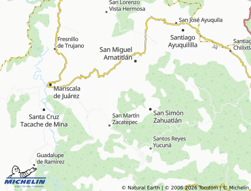 Mappa MICHELIN Juquilita - ViaMichelin