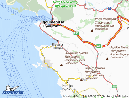 Mappa MICHELIN Vrysi - ViaMichelin