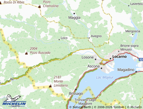 Mappa MICHELIN Intragna - ViaMichelin