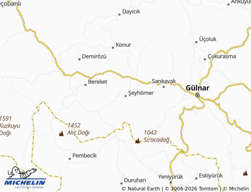 Mappa MICHELIN Şeyhömer - ViaMichelin