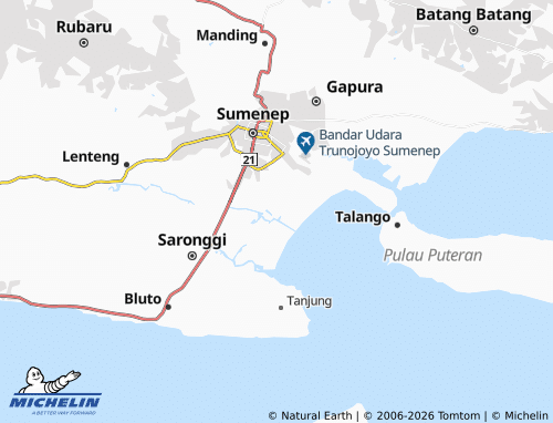 Carte MICHELIN Karang Anyar - ViaMichelin