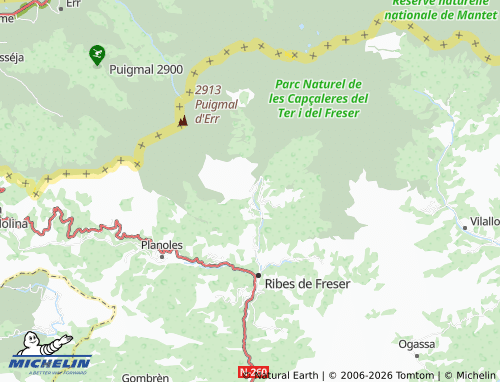 Mappa MICHELIN Queralbs - ViaMichelin