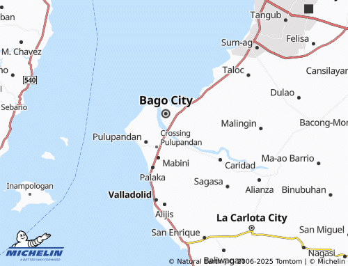 MICHELIN Lag-Asan map - ViaMichelin