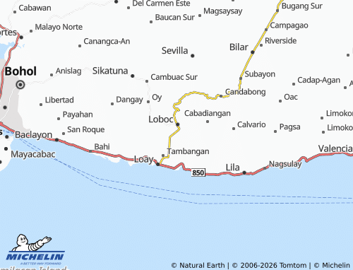 MICHELIN Agape map - ViaMichelin