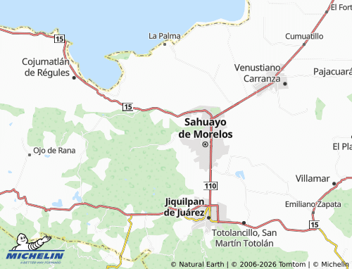 Mapa MICHELIN Rincón de San Andrés - ViaMichelin