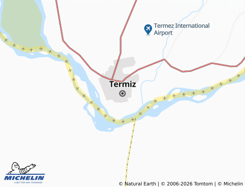 MICHELIN Termiz map - ViaMichelin
