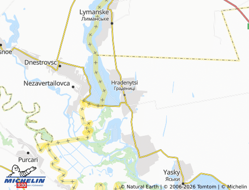 Mapa MICHELIN Hradenytsi - ViaMichelin