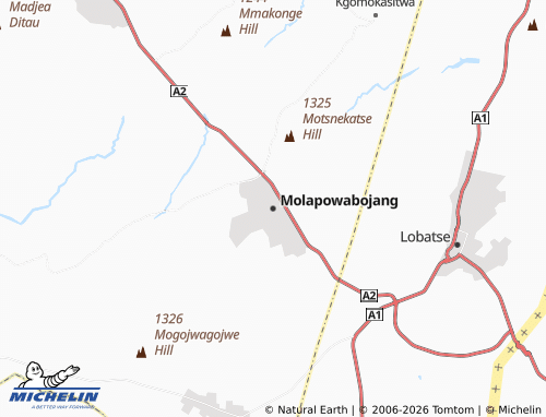 Mapa MICHELIN Molapowabojang - ViaMichelin