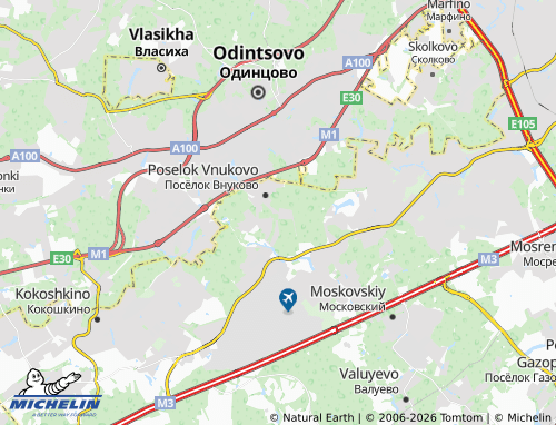 Carte MICHELIN Ababurovo - ViaMichelin