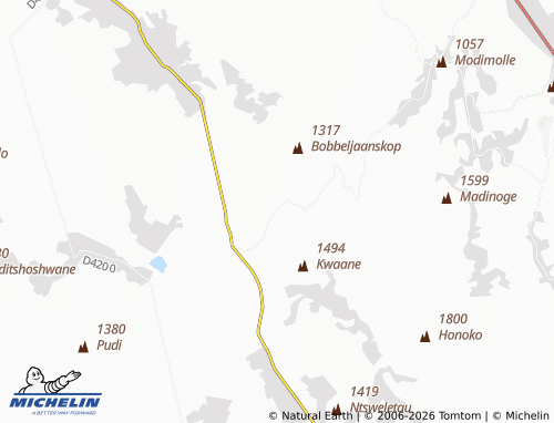 MICHELIN-Landkarte Phahlamanoge - ViaMichelin