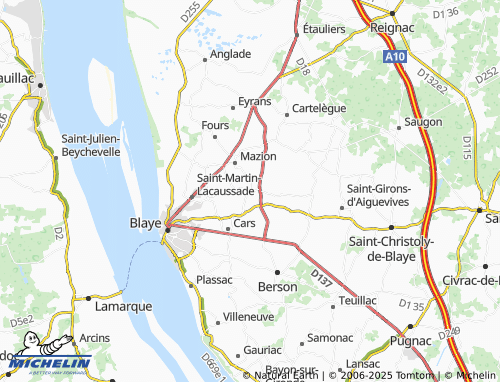 MICHELIN Saint-Paul map - ViaMichelin
