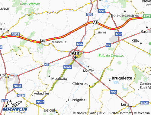 Mappa MICHELIN Ath - ViaMichelin