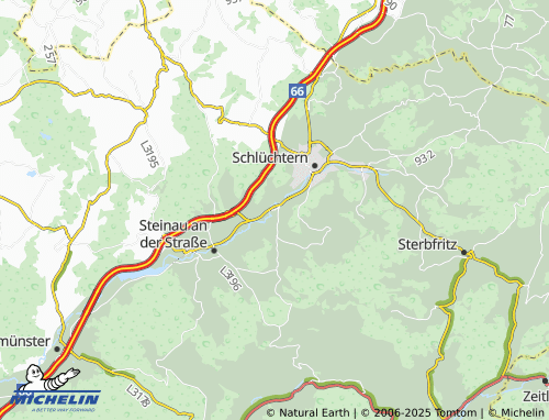 MICHELIN-Landkarte Niederzell - ViaMichelin