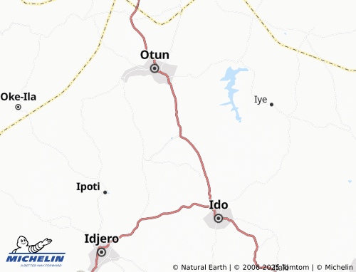 MICHELIN Aiyetoro map - ViaMichelin