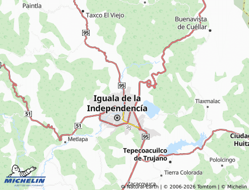 Mappa MICHELIN Puente Tinajitas - ViaMichelin