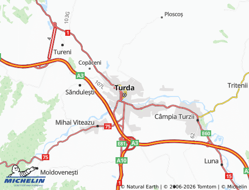 Kaart MICHELIN Turda - ViaMichelin