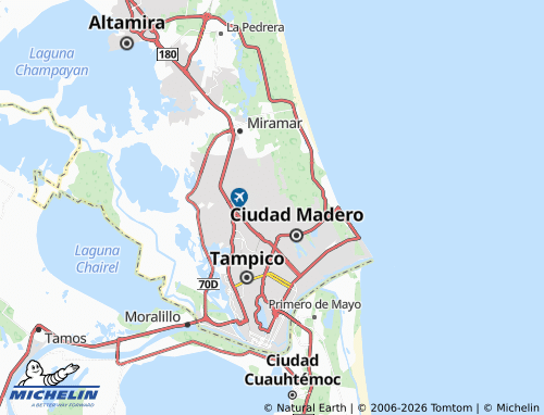Mappa MICHELIN Villa del Mar - ViaMichelin