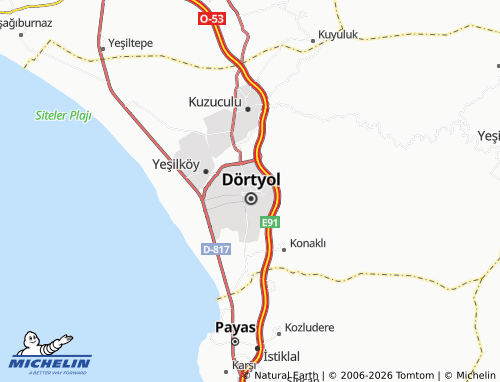 Mappa MICHELIN Sanayi - ViaMichelin