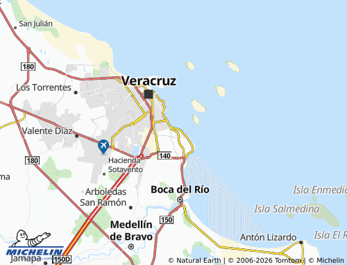 Mappa MICHELIN Costa Verde - ViaMichelin