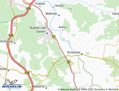 MICHELIN Chałupki map - ViaMichelin