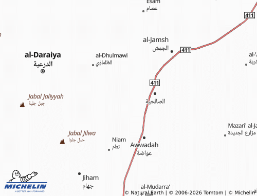 Mappa MICHELIN al-Far'ah - ViaMichelin
