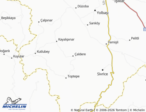 Mappa MICHELIN Çaldere - ViaMichelin