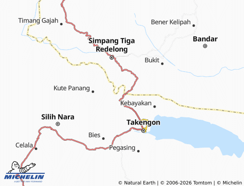 Carte MICHELIN Kelupak Mata - ViaMichelin