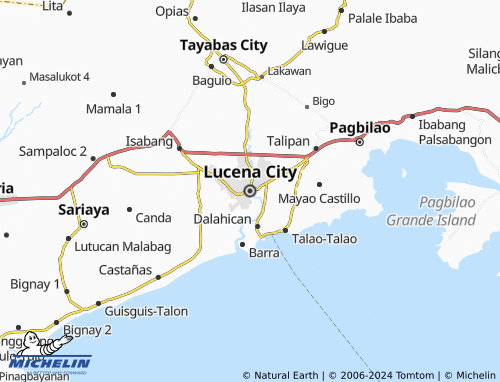 MICHELIN Lucena City map - ViaMichelin