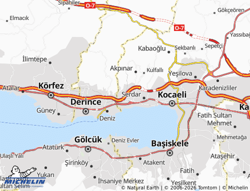 MICHELIN Kocatepe map - ViaMichelin
