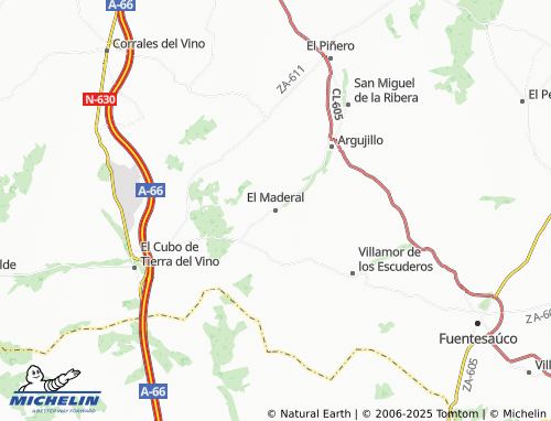 MICHELIN El Maderal map - ViaMichelin
